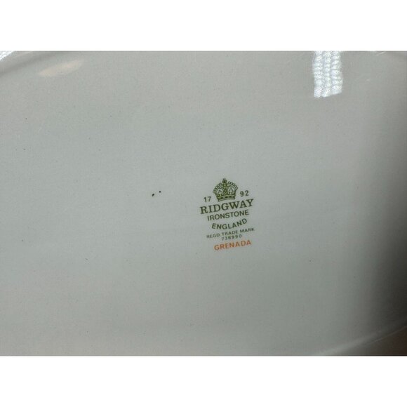 Vintage 60's "Grenada" Ridgway Ironstone Platter - Serving Platter - Geometric - Picture 5 of 5